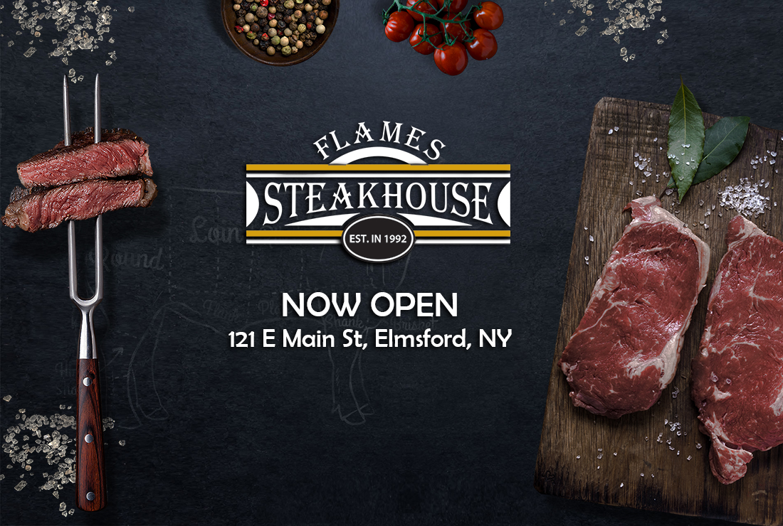 Flames Steakhouse | Steakhouse in Westchester | 121 E Main St, Elmsford ...